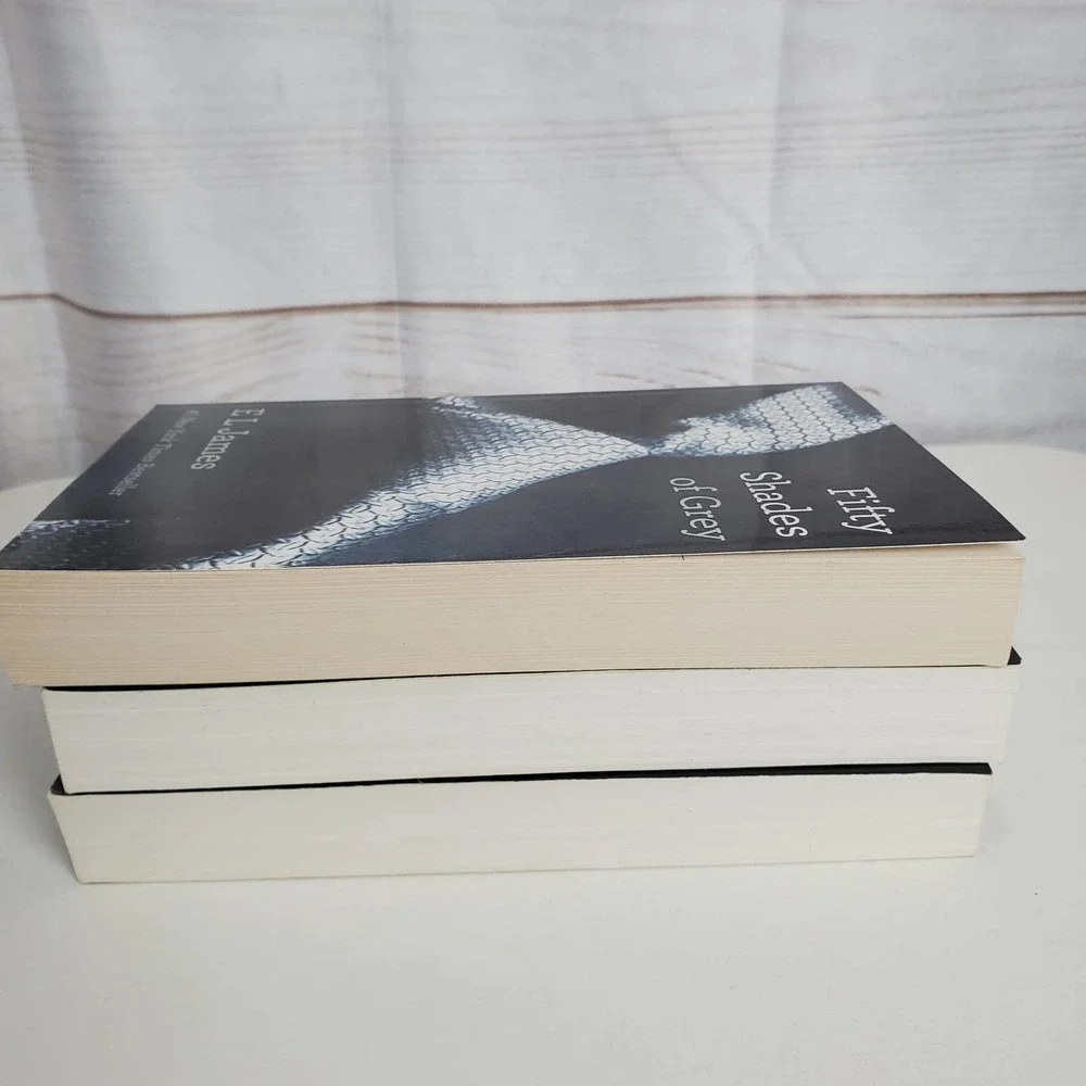 Fifty Shades of Grey by E.J. James Paperback Trilogy Romance Book Set of 3
